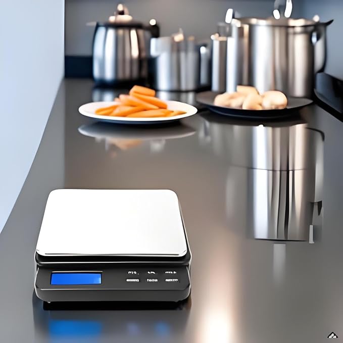 Digital Scale with 0.01 Gram Accuracy, Compact Kitchen Scale, 1000/0.01 Mini Gram Weight Scale, Blue Backlit Display, Automatic Shutdown Protection(black)