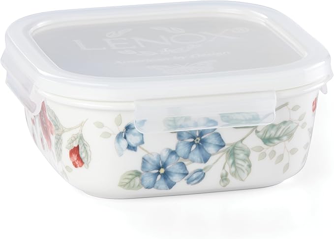 Lenox Butterfly Meadow, Square Serve and Store, White