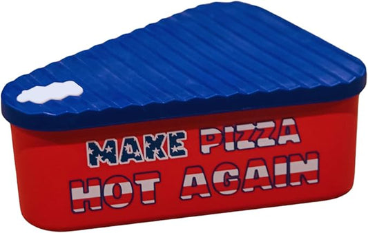 Pizza Storage Container for Leftover Slices. Reusable Silicone Storage Container for Food. Comes with Tray – Stackable, Microwaveable and able for Dishwasher BPA Free by Fed&Mili