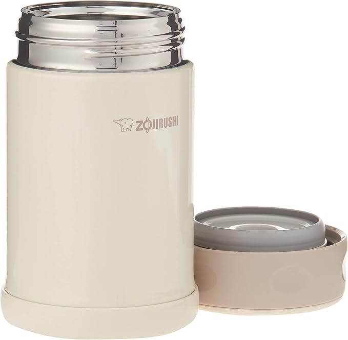 Zojirushi Stainless Steel Food Jar, Medium, Cream