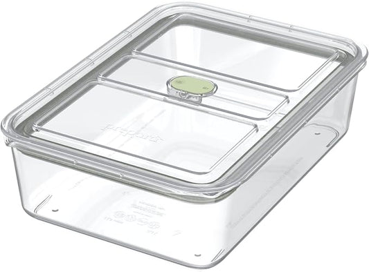 Prepara LatchLok Click 14.5 Cup Food Storage Container, Sage