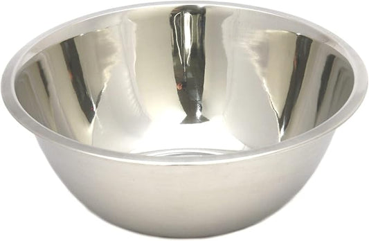 Chef Craft Brushed Mixing Bowl, 5-Quart, Stainless Steel