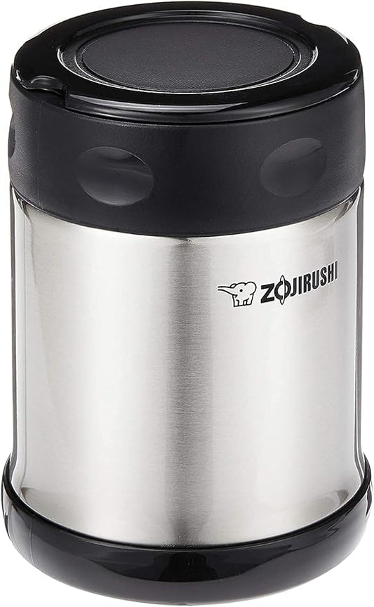 Zojirushi Steel Food Jar, Small, Black/Stainless