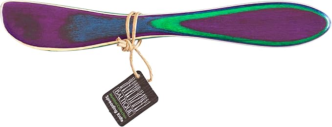 Totally Bamboo Baltique Mumbai Collection 8" Spreading Knife in Colored Birch Wood