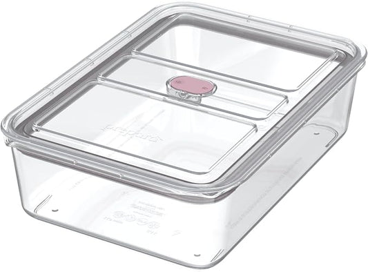 Prepara LatchLok Click 14.5 Cup Food Storage Container, Rose