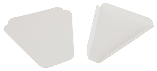 Southern Champion Tray 1480 Paperboard White Pizza Slice Wedge, 8-7/16" Length x 7-3/4" Width (Case of 500)