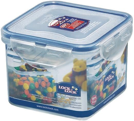 Lock & Lock, No BPA, Water Tight, Food Container, 2.8-cup, 23-oz, Pack of 6, HPL851