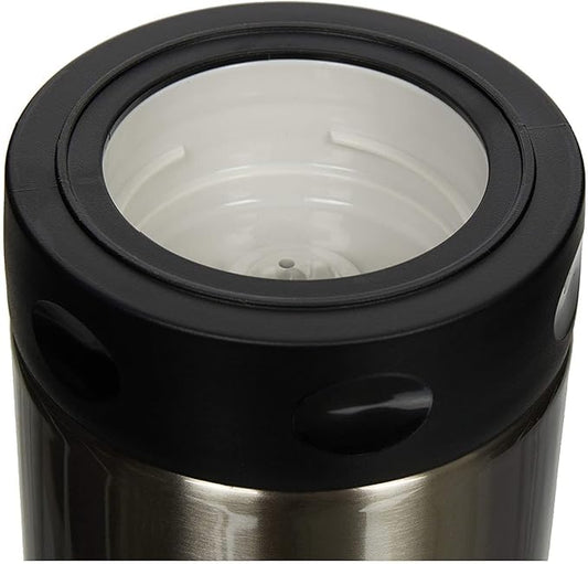 Zojirushi Steel Food Jar, 25-Ounce, Black/Stainless