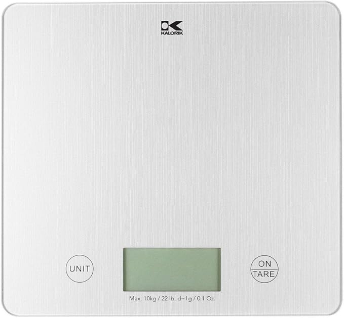Kalorik XL Silver Digital Kitchen Scale
