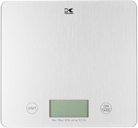 Kalorik XL Silver Digital Kitchen Scale