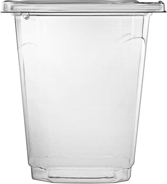 32 oz Tamper Evident Square Deli Container - Lids Sold Separately - for Accessories, Lego, Candy, Cookie, Dessert, Snack, Fruit, togo box (Case of 500)