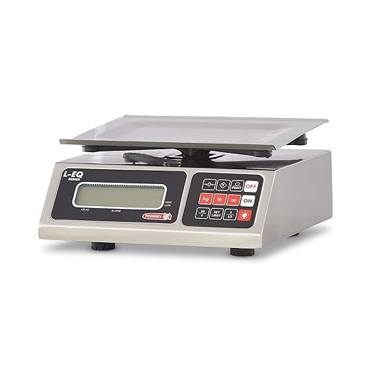 Torrey LEQ 5/10 High Precision Digital Portion Control Scale, Stainless Steel Construction, 5 kg/10 lb. Capacity