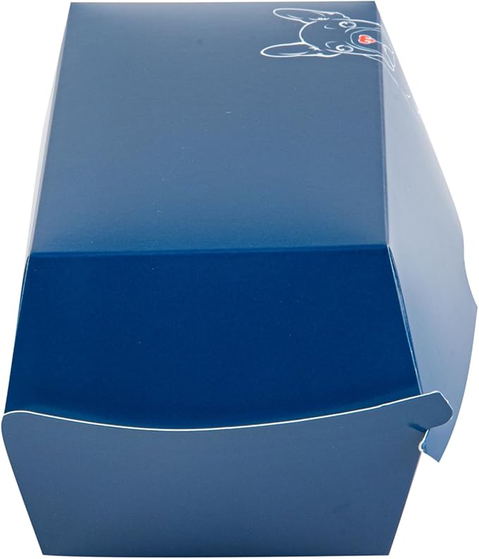 Restaurantware Bio Tek 6.7 x 3.5 x 3.5 Inch Clamshell Food Containers 100 Disposable Sandwich Containers - Hinged Lid Tab-Lock Closure Frenchie Paper Hot Dog Containers Greaseproof