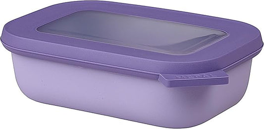 Mepal Multi bowl Cirqula rectangular 500 ml / 17 oz - Vivid lilac