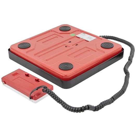 Rubbermaid Commercial Products Digital Receiving Scale, 400-Pound Capacity, Heavy-Duty Non-Skid Shipping and Postal Scale, Food Scale for Kitchen/Restaurant