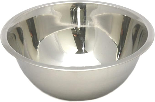 Chef Craft Brushed Mixing Bowl, 3-Quart, Stainless Steel