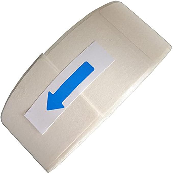 L LIKED Blank White 1 x 2 Inch Dissolvable Labels for Food Rotation Prep roll of 500 (1 Rolls)