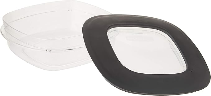 Rubbermaid Premier Food Storage Container, 3 Cup, Grey (4 Pack)