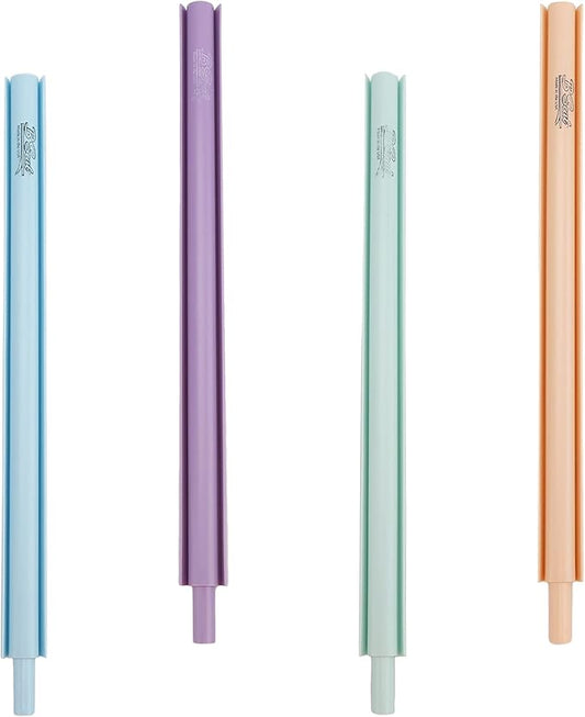 BSeal Bag Sealer - Keep Food Crisp & Fresh Longer | Food Saver | Bag Clips | Pastel Colors | Pack of 4