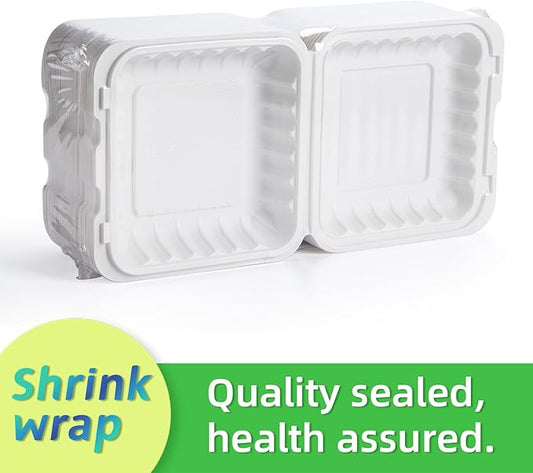 To Go Containers, 55 Pack Reusable Take Out Food Container 34 oz BPA Free MFPP To Go Boxes for Food