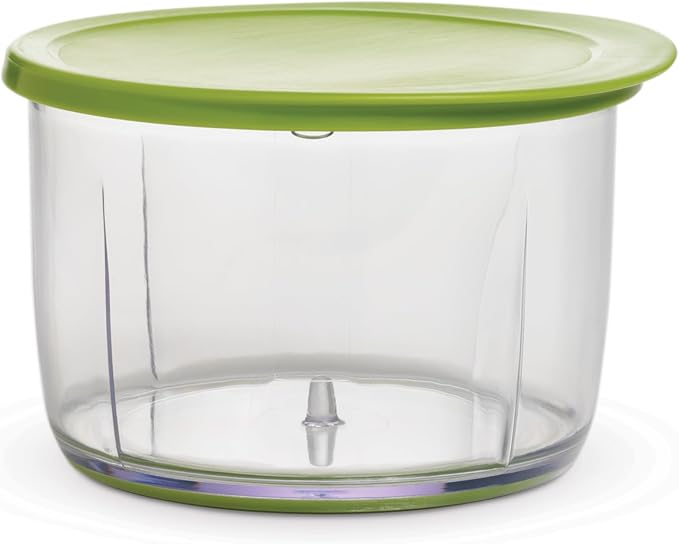 Chef'n VeggiChop Hand-Powered Food Chopper (Arugula), 5.5" x 5.5" x 5"