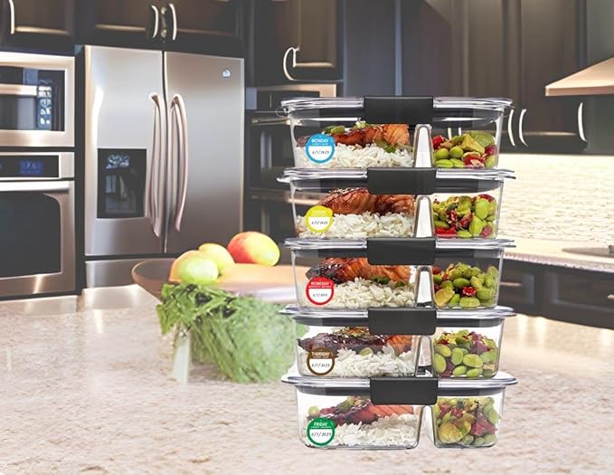 Removable Day Label - 1 inch - Peel Tab - Week (Mon-Sun) (7000 Stickers) - Food and Restaurant Day Dots - FIFO - Inventory Management Labels - Meal Prep Stickers - Gift Tags