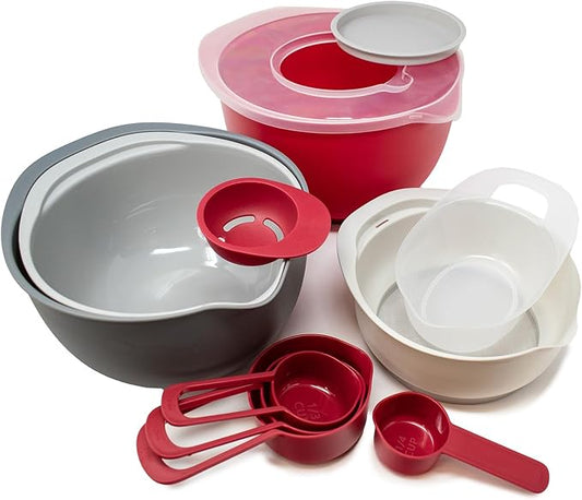 Norpro Nested Mixing Bowls and Measuring Cups, 12 Piece Set