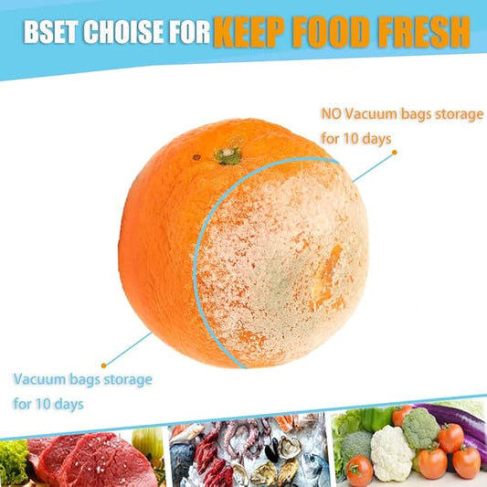 Sous Vide Bags 20pcs 8.3x8.7in/21x22cm BPA Free Reusable Vacuum Sealer Bags Keep Food Fresh