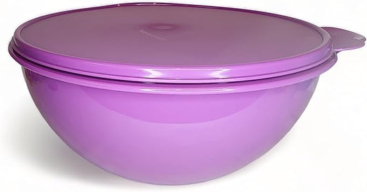 Tupperware Thatsa Bowl Mixing Bowl 32 Cups 7.8L Mulberry Purple