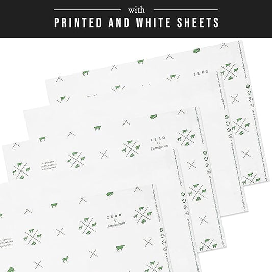 Formaticum Zero Cheese Storage Paper, Compostable, Biodegradable, and Plastic-Free Paper to Keep Cheese and Charcuterie Fresh, 9 x 13 Inches, 75 Total Sheets (5 Boxes)