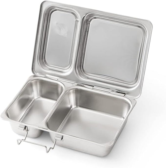 PlanetBox Classic Stainless Steel Bento Lunch Box for adults and kids