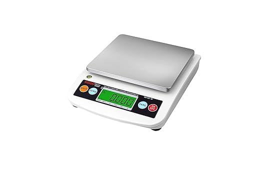 VisionTechShop VK-4C 0.1g Premium Food Kitchen Scale, Lb/Oz/Kg/g Switchable, Stainless Steel Plate Food Scale, LCD Display with Backlight, 10lb Max Capacity, 0.001lb Readability