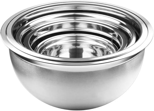Deep Professional Quality Stainless Steel Mixing Bowl For Serving, Mixing Cooking and or Baking-10 Quart, 1173