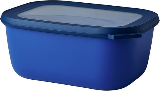 Mepal Multi bowl Cirqula rectangular 1500 ml / 50.7 oz - Vivid blue