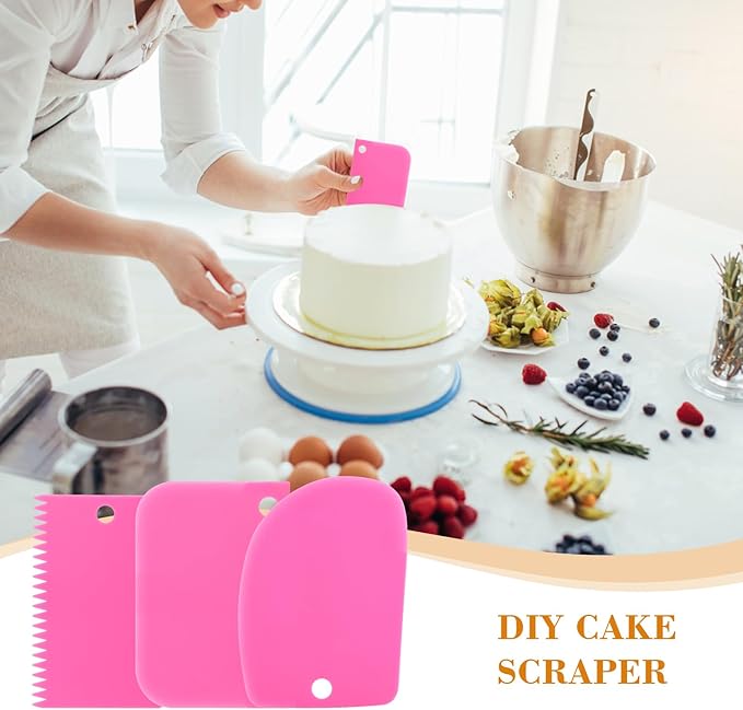 Icing Decoration Gun Set, Stainless Steel Dessert Decorating Syringe Set, Cupcake Frosting Filling Injector with 6 Icing Nozzles, 3 Cream Scraper, 2 Offset Spatula, 2 Nozzle Brush for Kitchen Baking