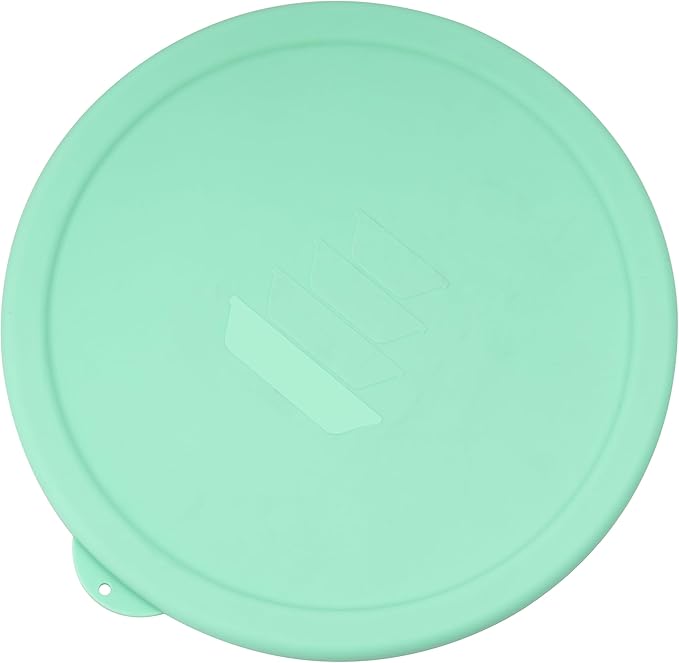 Silicone Lid for Pyrex Smart Essentials Prepware 326 4-Quart Rimmed Glass Mixing Bowl, Food Grade Silicone Cover, Dishwasher & Microwave Safe (Bowl not included) - 1 Pack