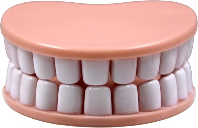 NPW Denture Chip Clips – 4 Pack – Funny Teeth-Shaped Bag Clips for Snacks & Kitchen Storage, Gag Gift for Dentists, Seniors & Prank Lovers