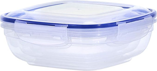 Superio Plastic Food Storage Container Set, BPA Free, Sealed Containers with Airtight Lids for Pnatry, Cupboard, and Fridge- Microwave and Dishwasher Safe (10) (3 Pack)