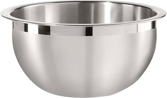 Oggi 5-Quart Two-Tone Stainless Steel Mixing Bowl, Great for Mixing, Making Dough, Dressing Salads, Mixing Eggs, Washing Vegetables