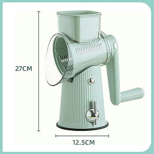 Preservea 5 In 1 Rotary Grater,2025 New Preservia 5 In 1 Rotary Cheese Grater Vegetable Slicer,Preservea 5 in 1 Hand Crank Food Chopper,Easy To Clean Kitchen Gadgets(white)
