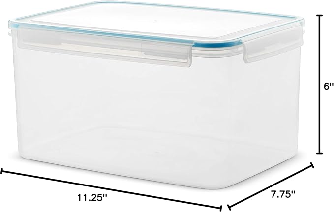 Komax Biokips Large Food Storage Containers, 35 Cup Food Storage Bins with Lids, BPA Free Airtight Food Containers for Kitchen Organization, Kitchen Storage Containers for Bread, Rice & More (280 oz)