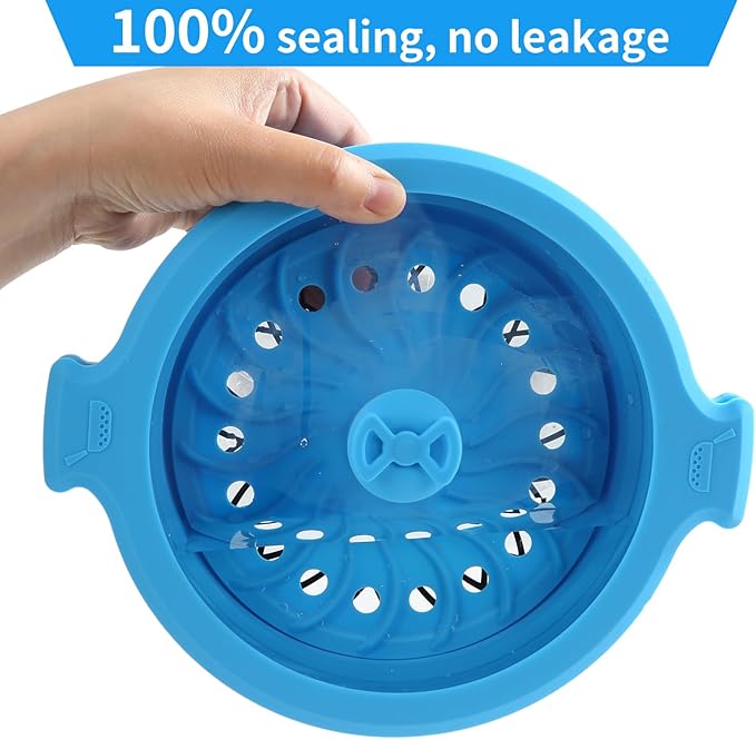 Collapsible Silicone Microwave Cookware Cooker Steamer for Cooking with Lids, 0.8L Glass Food Storage Container Sealed Bowl Mixing Bowls 2pc Set BPA Free