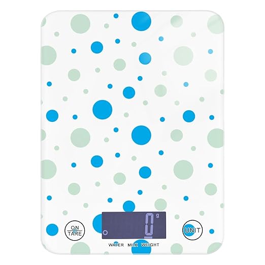 Food Scale Kitchen Scale Food Scales Digital Weight Grams and Ounces Small Electronic Food Scale for Baking Cooking Polka Dots