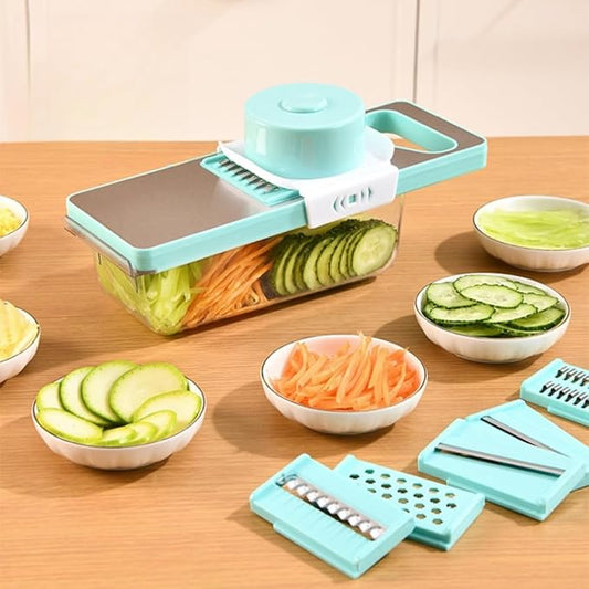 Mandoline Slicer for Kitchen, Food Chopper, Vegetable Slicer with Container