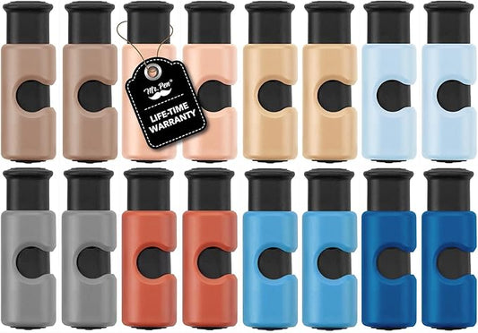 Mr. Pen- Squeeze and Lock Bread Bag Clips, 16 Pack, Squeeze and Lock Bread Clips, Bag Clips for Food Storage, Clips for Food Packages, Snack Clips, Food Clips for Bags, Plastic Bag Clip