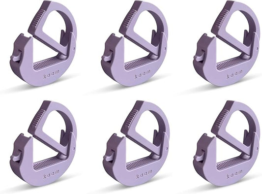 Bag Clip, chip Clip, Food Clip, Bread Clip | Heavy Duty, Adjustable, one Size fits All, Stackable, Magnetic, Fridge & Freezer Safe, Hook-able,Built to Last, Ergonomic (Rosy Cheeks, 6 Pack)