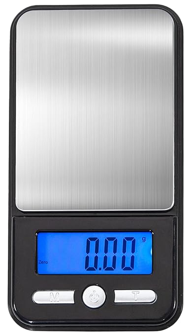 American Weigh Scales High Precision LCD Mini Pocket Weight Scale Back-lit LCD Display (AC 150) 150 G x 0.01 G