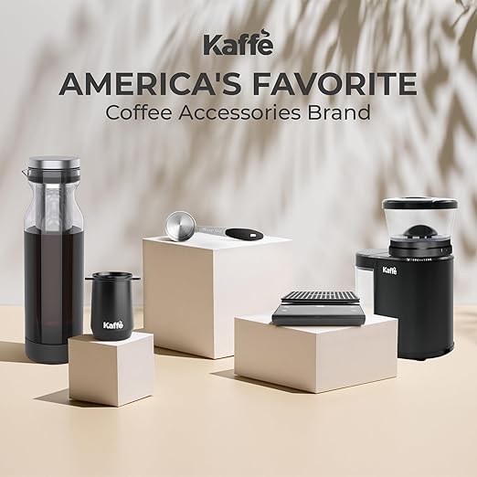 Kaffe Coffee Scale with Timer (3kg Max / 0.1g) - AAA Batteries Not Included - Backlit LCD Display - High Precision Espresso Scale - Coffee & Food Kitchen Scale - Espresso Accessories for Baristas