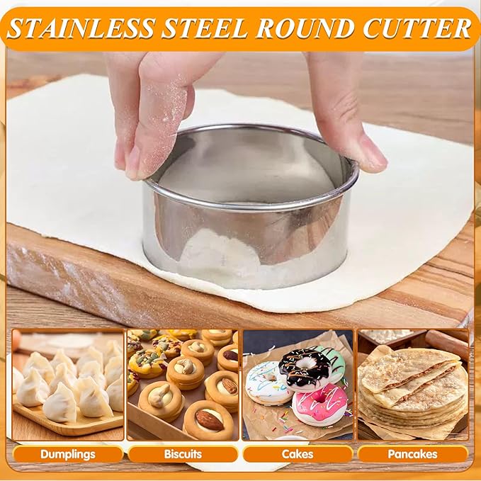 Pasta Making Tools, 10 Pcs Wood Pasta Making Kit with 3 Rolling Pins, 1 Gnocchi Board, 1 Dough Cutter, 1 Ravioli Cutter, 2 Pasta Stamps, 2 Round Cutter, Ravioli Pasta Cutter Set for Pasta Maker