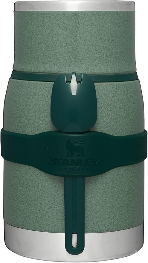 Adventure To-Go Food Jar and Spork | Vacuum Insulated Thermos Food Container | Stainless Steel | BPA-Free